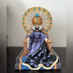 Jim Shore Disney Evil Queen Figurine Enthroned Evil Queen- Snow White